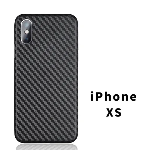 Наклейки из углеродного волокна и ПВХ для телефона iPhone 7 8 Plus, наклейки на заднюю панель для iPhone XR 11Pro Max, наклейка, клейкая кожа