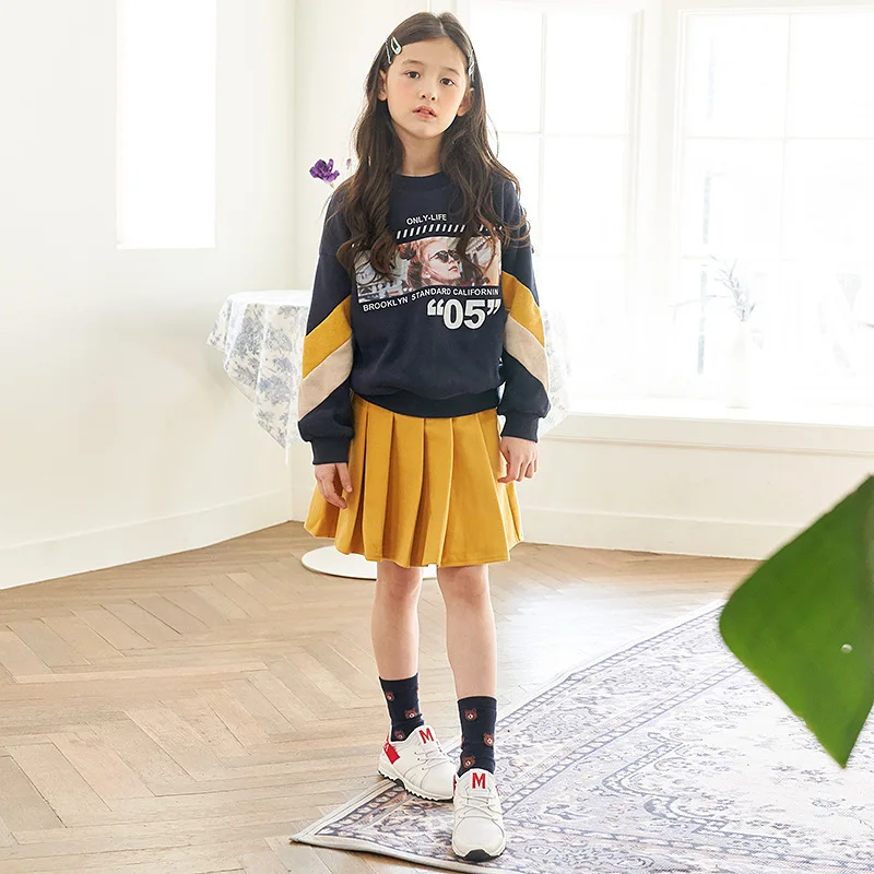 Комплекты одежды для девочек-подростков Коллекция 2022 года Весенний хлопковый