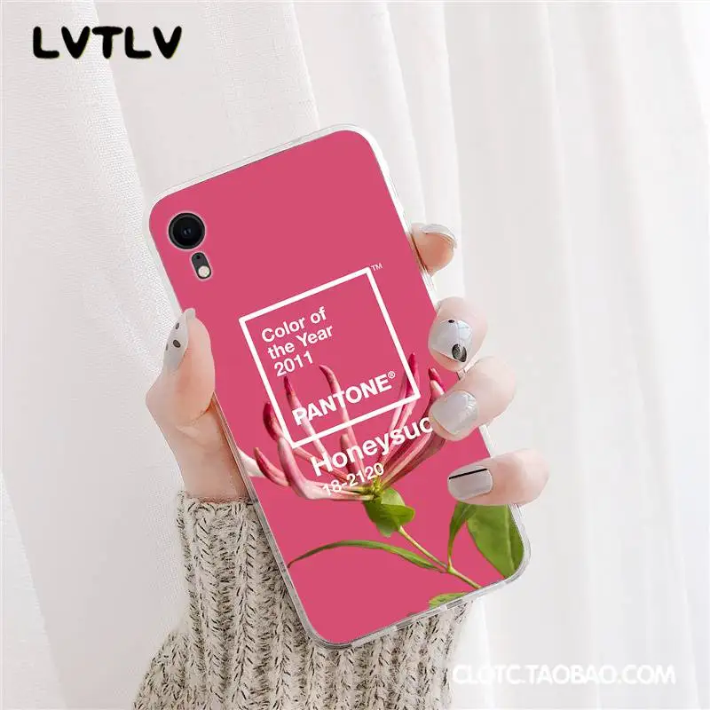 LVTLV Caliente Pantone DIY роскошный высококачественный чехол для телефона iPhone 11 pro XS MAX 8 7 6 6S