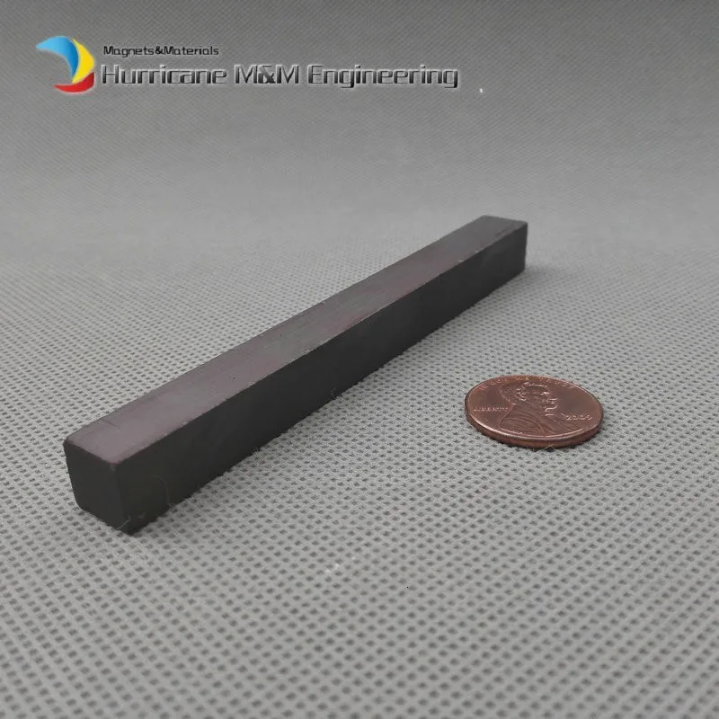 10-100 шт керамический Магнитный блок 100x10x10 мм " бар класса C8 постоянные магниты ферритовые магниты для рекламной доски домашнего использования