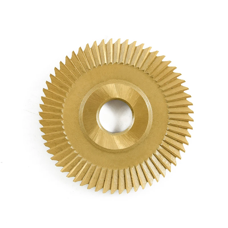 

HSS Key milling cutter Titanium-coated Double-sided Toothed Machine Gold