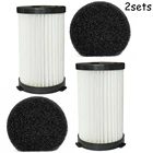 2 комплекта, Сменный фильтр + фотоэлемент для MooSoo D600 D601, проводной фильтр для пылесоса, HEPA-элемент