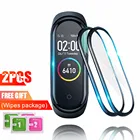 Защитная пленка из стекла для Xiaomi Mi Band 5 4, Защитная пленка для экрана, Защитная пленка для Xiaomi MiBand 4 5 ремней, стеклянная пленка