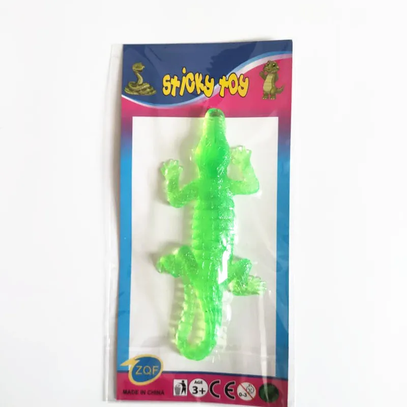 Funny novelty sticky toy TPR soft pop it animal crocodile squishy models prank supplies alligator joke fidget kids educational | Игрушки и