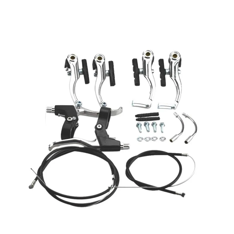 

MTB Mountain Bicycle Brake Aluminum Alloy V Brake Kit Parts Cycling Accessories V Brakes For Bicycles Bikes High Strength Bike