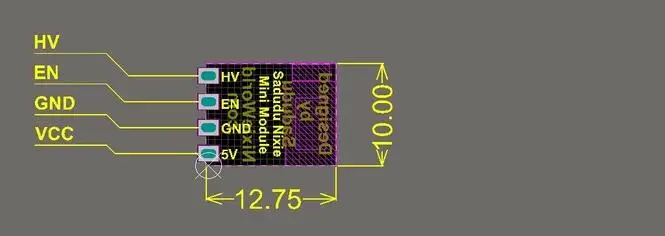 Мини DC 3V-12v 5V до 160V boost высокого Напряжение Питание модуль для газоразрядный