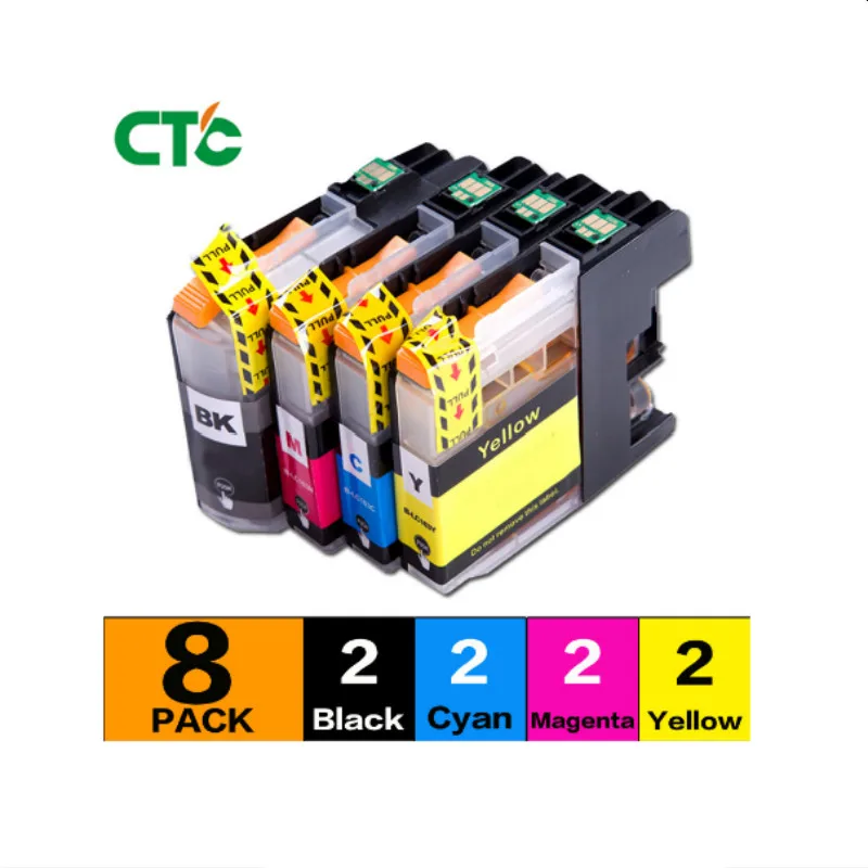 8PK LC233 LC231 LC235 картридж совместим с фотографией фотосессия J4120 J5320 J4620|Чернильные