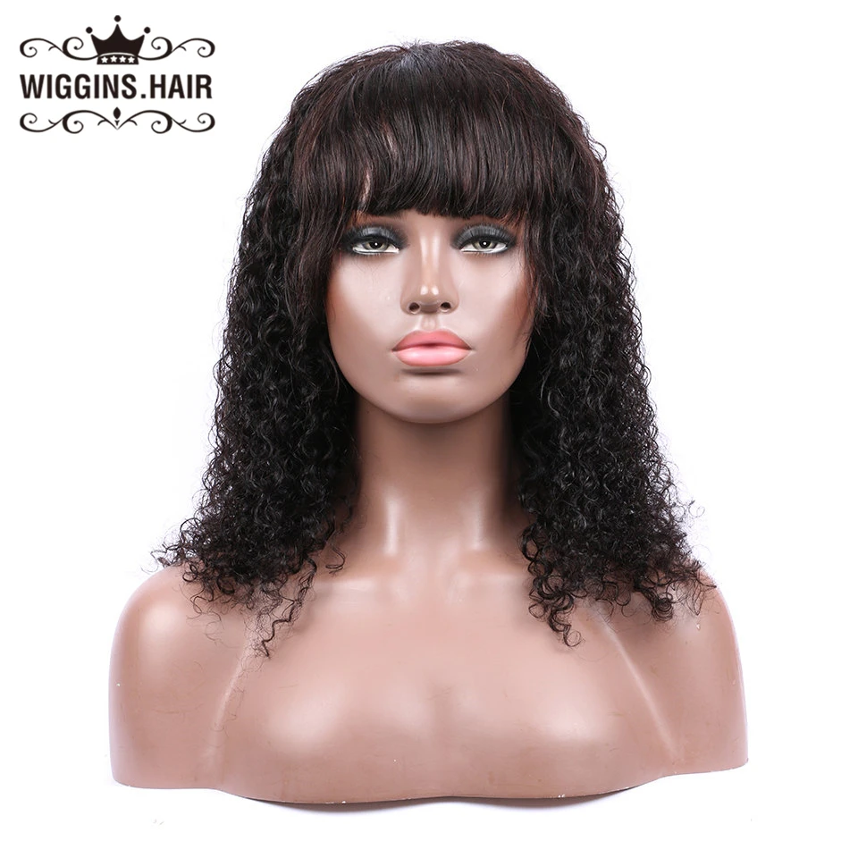 Wiggins Peruvian Wigs With Bangs For Black Women None Lace Wig 28 30 Inch Available Full Ends Machine | Шиньоны и парики