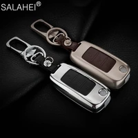 hot zinc alloy car key case for vw volkswagen polo golf passat beetle caddy t5 up eos tiguan seat for skoda remote fob cover