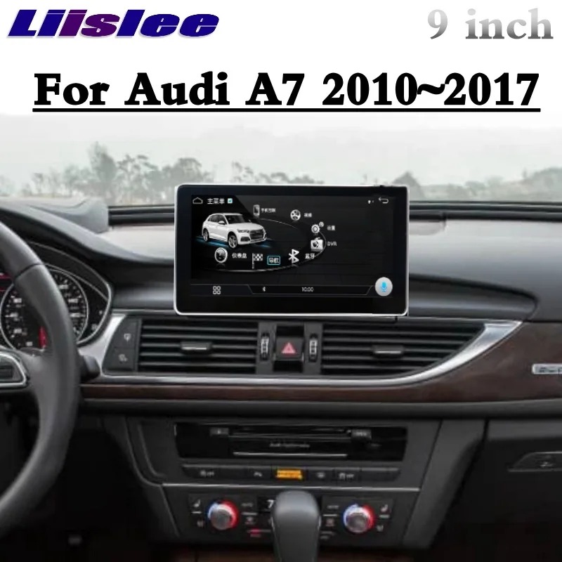 Автомобильный мультимедийный плеер Liislee NAVI CarPlay адаптер для Audi A7 4G8 2010 ~ 2017