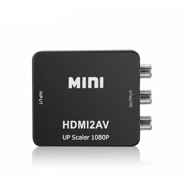 Адаптер HDMI-RCA AV/CVBS HD 1080P Mini HDMI2AV видеопреобразователь для PS3 VCR DVD PC |