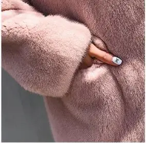 100%Natural Mink Fur Coat Women Winter Warm Thickening Jacket Top Quality Bomber Abrigos De Mujer 53 MF370 | Женская одежда