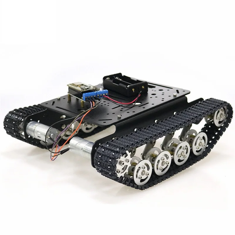 ESP8266 RC умный робот шасси танка с двойным двигателем постоянного тока + Nodemcu