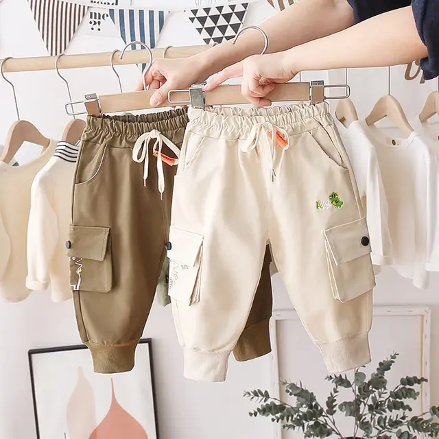 2021 New Sport Children Cartoon Long Pants Baby Boys Girls Casual Clothing Infants Sport Fashion Kids Spring Trousers 0-5 Year 1