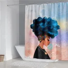 Американская девочка с жвачкой-пузырьком, занавеска для душа, 3d занавеска для ванной из полиэстера, s 12 крючков, декоративные аксессуары для экрана ванной комнаты и туалета