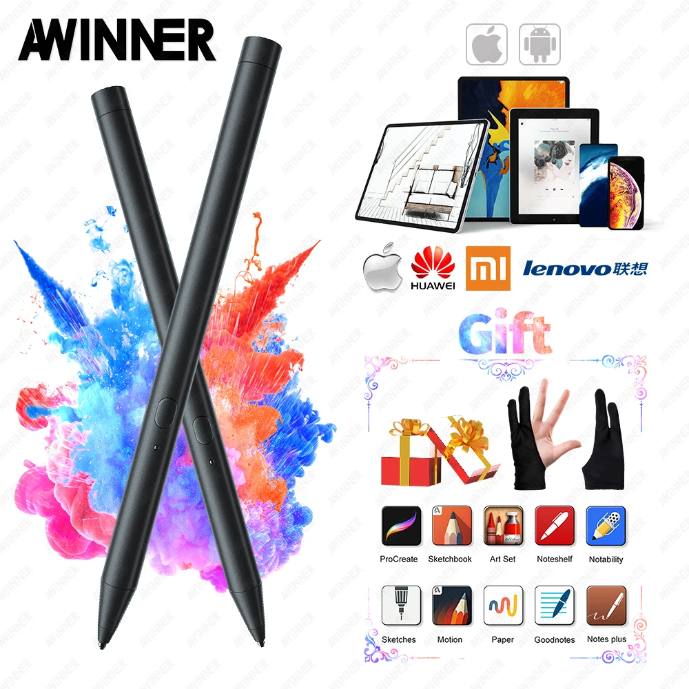 

For Apple Pencil 2 1 iPad Pen Touch For Tablet iPad Stylus Pen For iPad Pro 11 12.9 7th 8th Mini 5 Air 3 4 For Apple Pencil iPad