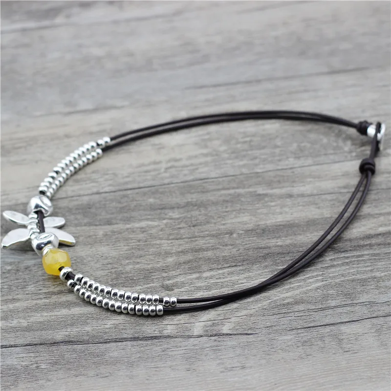 Женское колье-чокер со стрекозой Anslow яркое ожерелье с креативным дизайном