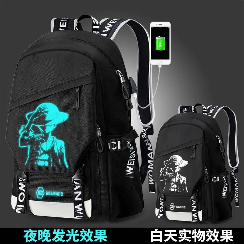 Модный рюкзак для мужчин и женщин студентов с usb-зарядкой сумка путешествий милый