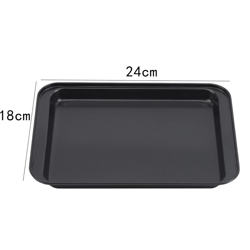 

10 Inch Two-Level Long Tray Baking Mold Baking Tray Rectangular Black Baking Tray DIY Baking Tool Kitchen Utensils