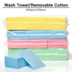 600 шт., хлопковые салфетки для снятия лака для ногтей