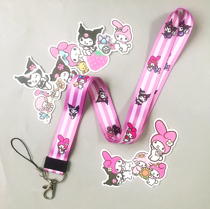 1 шт. ремешки на шею с мультипликационным принтом Мелодия куроми для ключей