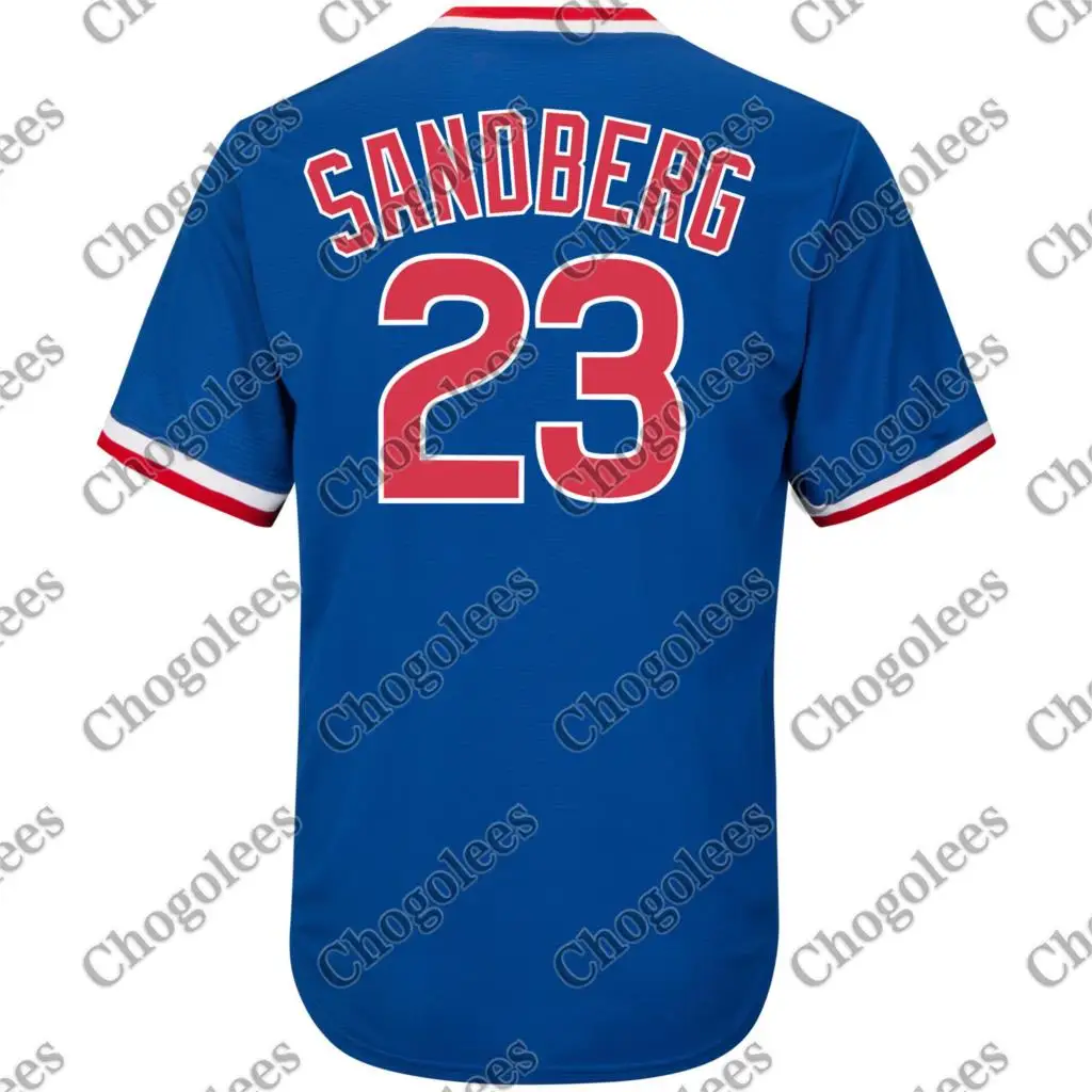 

Baseball Jersey Ryne Sandberg Chicago Road Cooperstown Collection Player Jersey - Royal