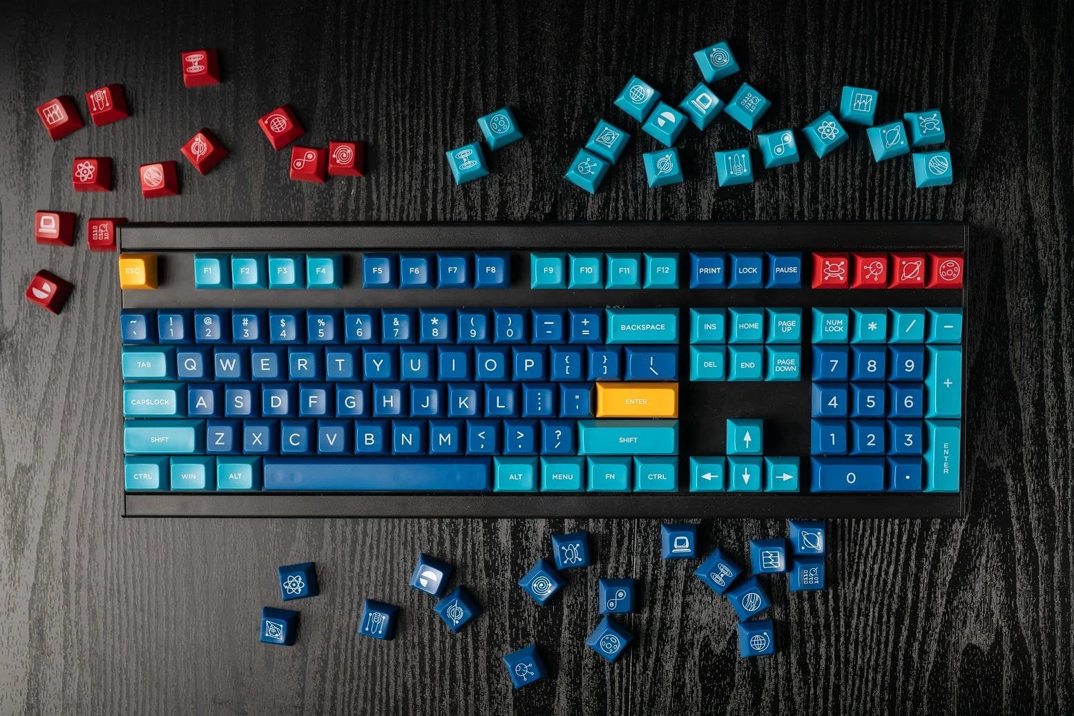 Подвеска под ключи DND SA из АБС-пластика металлическая бежевая голубая gh60 xd64 xd84 xd96