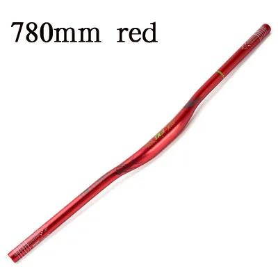 780mm Red Светоотражающие велосипед подъемный руль 31,8 мм* 720/780 мм MTB AM XC DH Горные гоночный велосипед руль 5 градусов прямая стреловидность Велоспорт Запчасти - Цвет: 780mm Red