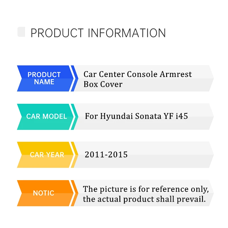 Защитный чехол для центральной консоли Hyundai Sonata YF i45 2011 2012 2013 2014 2015.
