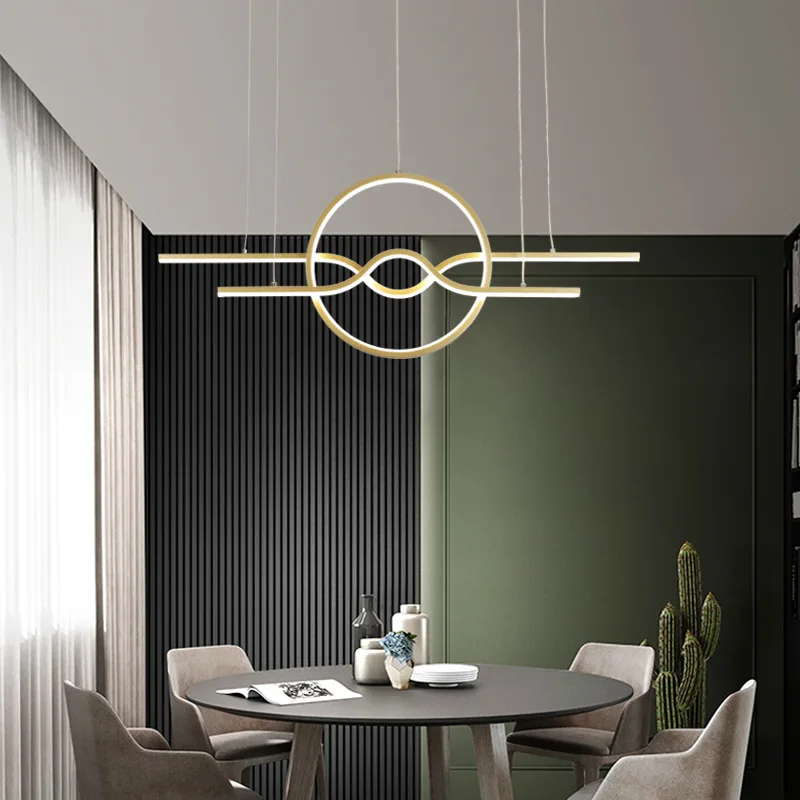 

L78cm Modern Pendant Lamp Home 110v 220v Led Pendant Lamp For Dining Room Kitchen Chandelier Living Room Bedroom Hanging Lamps