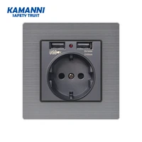 eu wall power socket light switch with indicator light 1 2 3 4 gang 1 2 way luxury light push button switches aluminum alloy