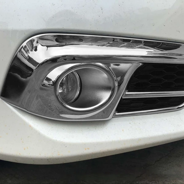 

1 Pair Chrome Front Bumper Fog Light Lamp Cover Grille for Honda Civic 10Th 2016-2019 Car Styling