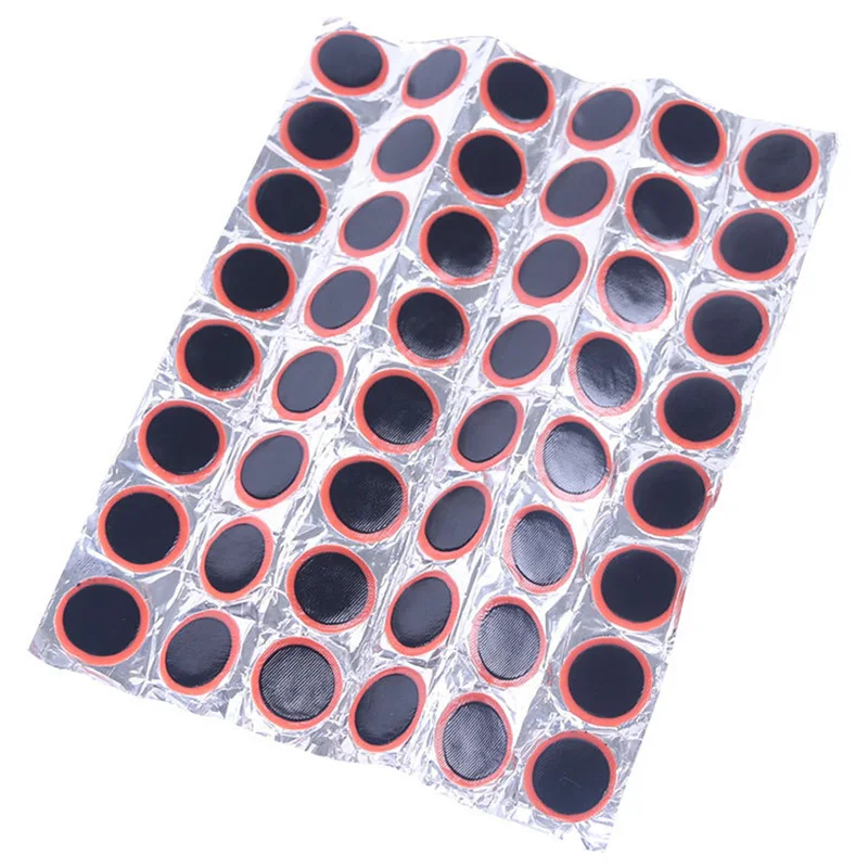 

48pcs/set 29mm Round Wheel Tires Tyre Puncture Repair Inner Tube Patches Pads Cold Patching Need To Use Tyre Glue Cycling Repair