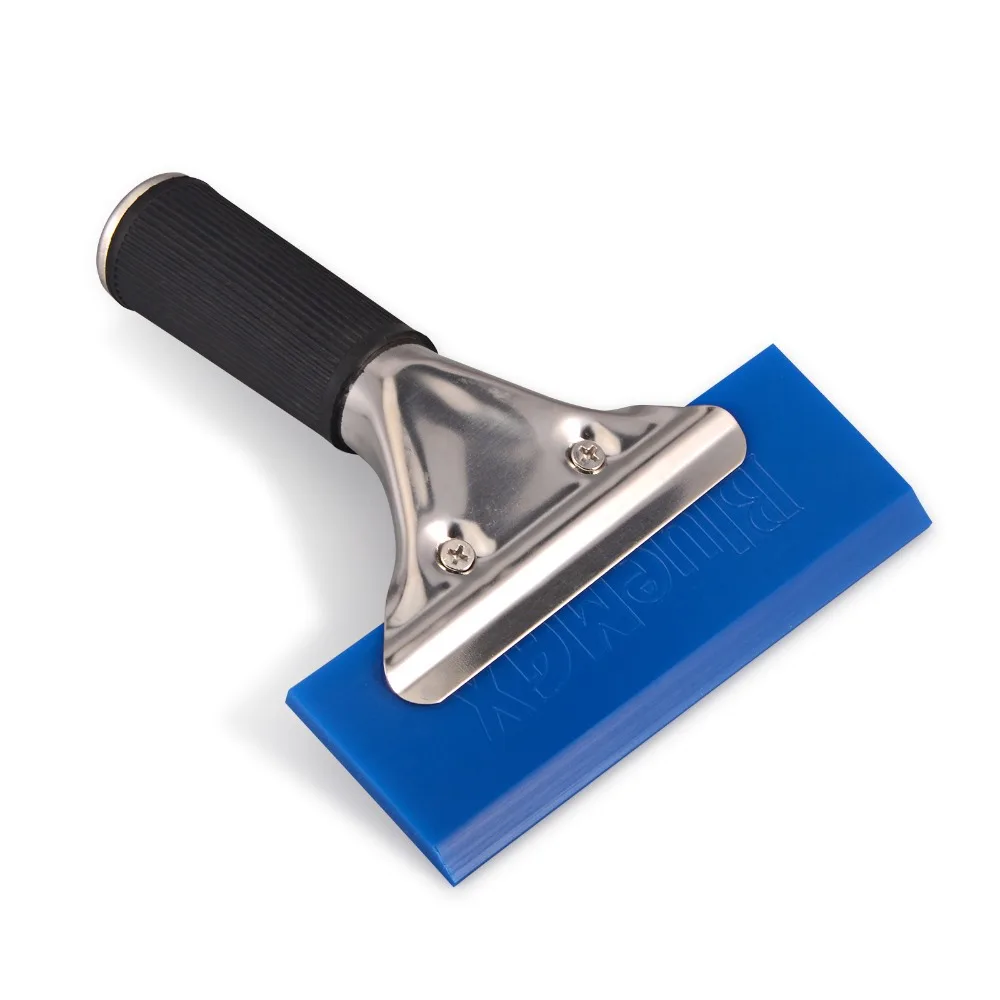 FOSHIO BLUEMAX Rubber Strip Blade Handle Squeegee Car Ice Scraper Cleaning Tool Snow Shovel Glass Water Wiper Window Tint Wrap | Автомобили
