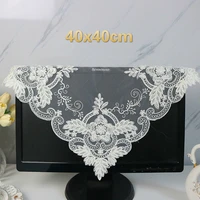 european lace embroidery beautiful placemat coaster balcony coffee table mat tea set electrical dust cover cloth wedding decor
