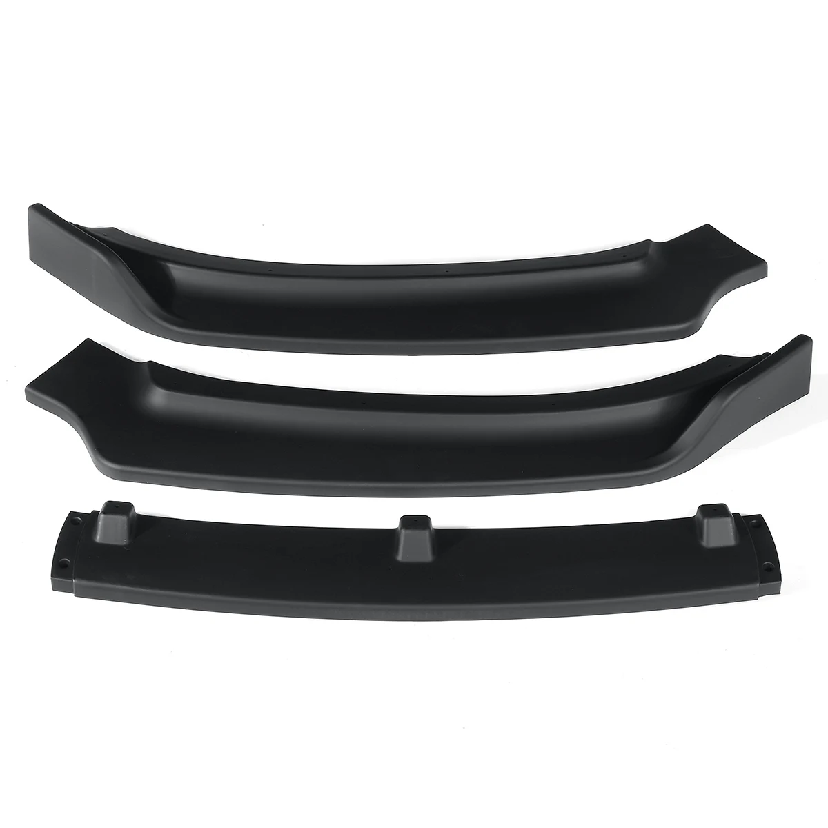 3 шт. автомобиля спереди губ Чин бампер спойлер разветвители обвес диффузор