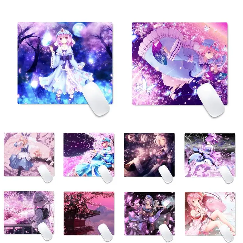 

Cherry Blossom Anime Computer Desk Keyboard Table Protect Game Office Work Square Mouse Mat pad Non-slip Laptop Cushion