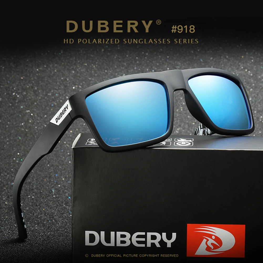 

Driver Goggles DUBERY Man Sunglasses Outdoor Polarized Plated Sunglasses UV400 Eye Protection Sunglasses 918 glasses