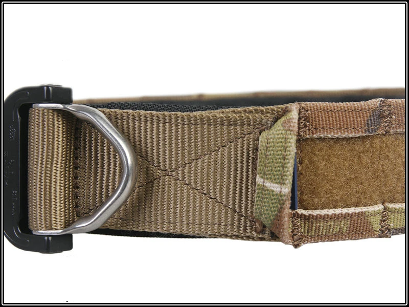Airsoft Competitive Cobra1.75-2inch One-pcs Combat Belt Nylon Support Hunting Tactical Heavy Duty Buckle Pistol EDC Belt WaisDIY