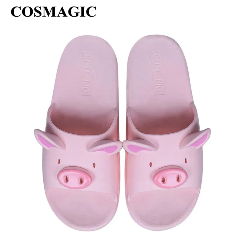 COSMAGIC 2019 женские домашние тапочки для душа ванной легкие Нескользящие Мультяшные