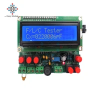 lcd digital secohmmeter frequency capacitance inductance meter cf inductor capacitor tester permittimeter diy electric kit
