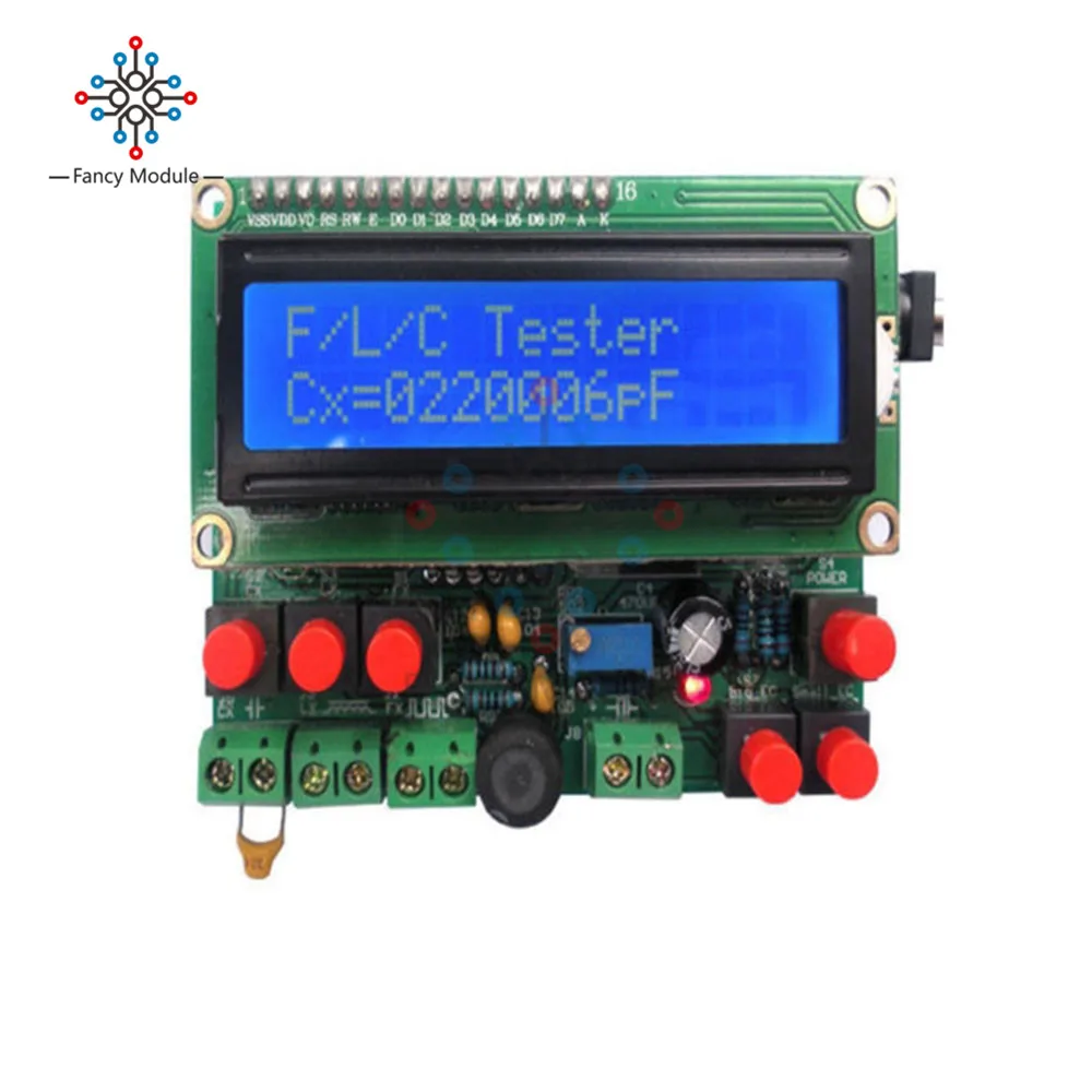 ЖК-дисплей цифровой Secohmmeter частоты постоянной ёмкости универсальный Конденсатор