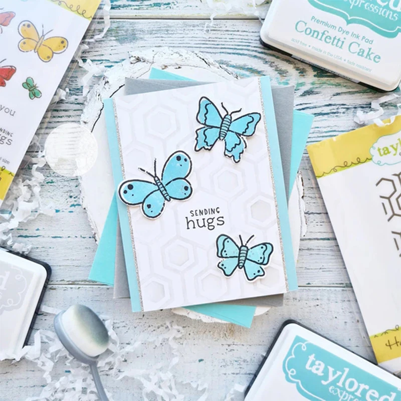 

Small Hexagon Stencil Metal Cutting Dies And Stamp For DIY Scrapbooking Paper Card Making Decorative Photo Album Craft Template