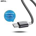 Короткий портативный кабель быстрой зарядки 25 см для Blackview Oukitel Umidigi Leagoo, длинный кабель Micro USB 9 мм, кабель Micro USB для зарядного устройства