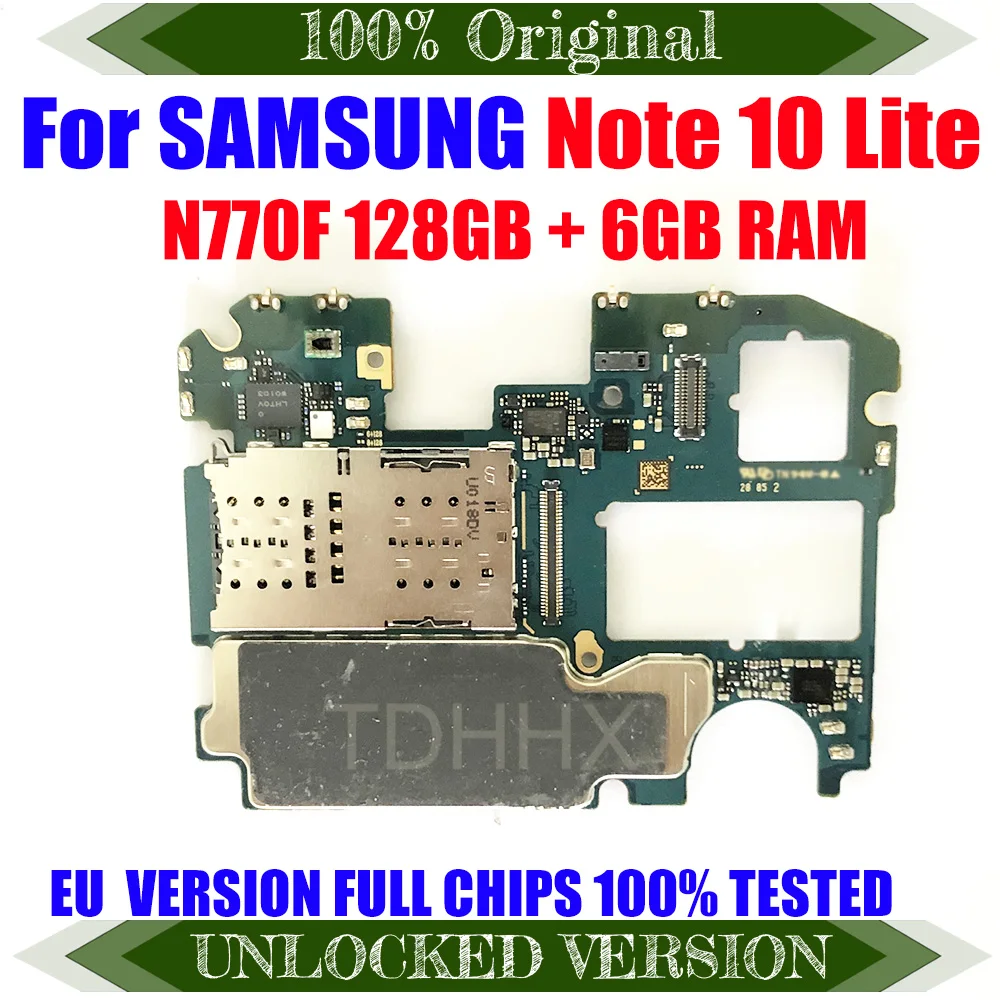 Материнская плата для Samsung Galaxy NOTE 10 LITE N770F 6 ГБ ОЗУ 128 детской материнской платы