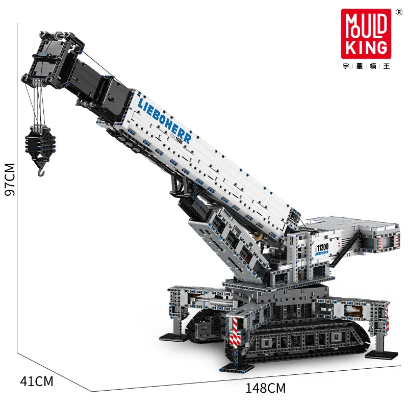 Грузовик MOC 17002 Technic APP с дистанционным управлением экскаватор LTM модель грузовика