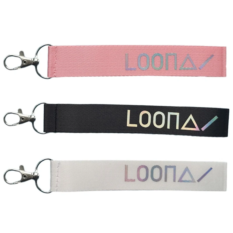 KPOP LOONA Hyun Jin Ha Seul ЕО ViVi Hee брелок название Мобильный телефон Веревка Cheorry мобильный
