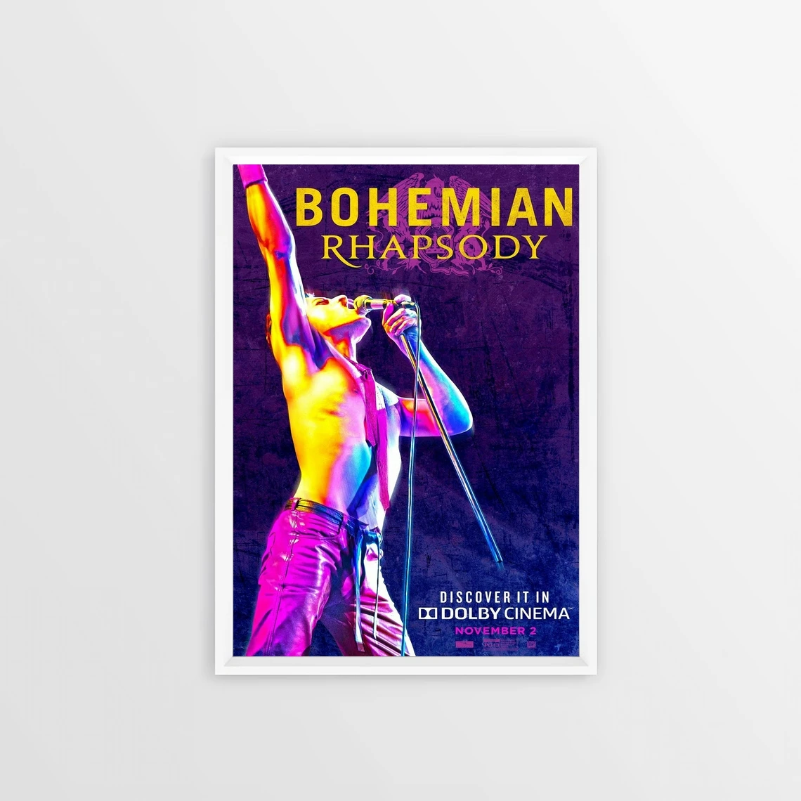 Музыкальный постер Rhapsody Queen Freddie Mercury 2018 в богемном стиле холст с принтом