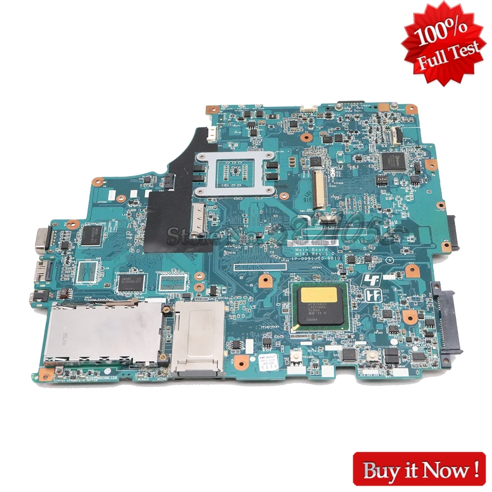 NOKOTION для sony VAIO VGNFW VGN-FW A1727021A MBX-189 материнская плата для ноутбука M763 1P-0091J00-8010 основная плата тестирование процессора