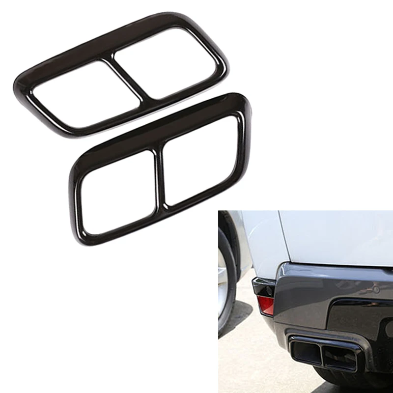for Land Rover Range Sport 2018-2019 Rear Exhaust Muffler Tail Pipe Cover Car Exteriot Trim Protection Decoration | Автомобили и